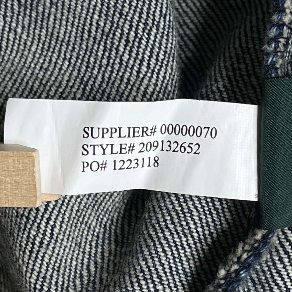 Vintage Ralph Lauren Denim Trench Coat Petite Small - Picture 15 of 15